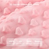 Yoofoss Baby Sleep Sack 12-18 Months TOG 1.5 Fleece with Plush Dots 2 Pack(1.5 Tog-pink&grey)