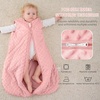 Yoofoss Baby Sleep Sack 12-18 Months TOG 1.5 Fleece with Plush Dots 2 Pack(2.5 Tog-brown)