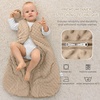 Yoofoss Baby Sleep Sack 12-18 Months TOG 1.5 Fleece with Plush Dots 2 Pack(2.5 Tog-pink)