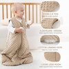 Yoofoss Baby Sleep Sack 12-18 Months TOG 1.5 Fleece with Plush Dots 2 Pack(2.5 Tog-pink)