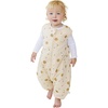 Dreamsuit: Toddler Sleep Sack with Legs, Rayon Made from Bamboo(Cookies)