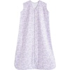 HALO SleepSack, 100% Cotton Wearable Blanket, Swaddle Transition Sleeping Bag, TOG 0.5(Aster Flowers-purple)