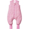 Mosebears Cotton Toddler Sleep Sack with Feet 2.5 TOG Ultra Soft Toddler Sleeping Sack Baby Sleep Bag Walker Wearable Blanket(Rose)