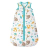 Mosebears Sleep Sack Baby Winter Wearable Blanket with 2-Way Zipper,2.5 TOG Cotton Sleep Sack Unisex (Calm Sage, 6-12 Months)(Animal World)