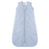 Mosebears Sleep Sack Baby Winter Wearable Blanket with 2-Way Zipper,2.5 TOG Cotton Sleep Sack Unisex (Calm Sage, 6-12 Months)(Fog Blue)