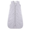 Mosebears Sleep Sack Baby Winter Wearable Blanket with 2-Way Zipper,2.5 TOG Cotton Sleep Sack Unisex (Calm Sage, 6-12 Months)(Light Grey)