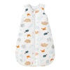 Mosebears Sleep Sack Baby Winter Wearable Blanket with 2-Way Zipper,2.5 TOG Cotton Sleep Sack Unisex (Calm Sage, 6-12 Months)(Ocean Animal)