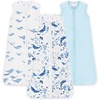 Toddler Sleep Sack 0.5 TOG Wearable Blanket, Lightweight Sleeping Bag 2T-4T(Whale Drift)