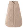 Yoofoss Baby Sleep Sack 12-18 Months TOG 1.5 Fleece with Plush Dots 2 Pack(2.5 Tog-pink)