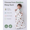 pureborn Baby Sleep Sack Viscose from Bamboo Wearable Blanket S-XL(Bear)