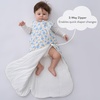 pureborn Baby Sleep Sack Viscose from Bamboo Wearable Blanket S-XL(Blue Meadow)