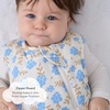 pureborn Baby Sleep Sack Viscose from Bamboo Wearable Blanket S-XL(Blue Meadow)