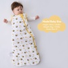 pureborn Baby Sleep Sack Viscose from Bamboo Wearable Blanket S-XL(Buzzy Bee)