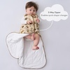 pureborn Baby Sleep Sack Viscose from Bamboo Wearable Blanket S-XL(Khaki Puppies)