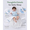 pureborn Baby Sleep Sack Viscose from Bamboo Wearable Blanket S-XL(Light Blue Breakfast)