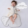 pureborn Baby Sleep Sack Viscose from Bamboo Wearable Blanket S-XL(Planet)