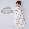 pureborn Baby Sleep Sack Viscose from Bamboo Wearable Blanket S-XL(Tiny Zoo)