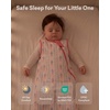 pureborn Baby Sleep Sack Viscose from Bamboo Wearable Blanket S-XL(Vertical Stripe Bow)