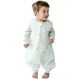 Dreamsuit: Toddler Sleep Sack with Legs, Rayon Made from Bamboo(Seashell)