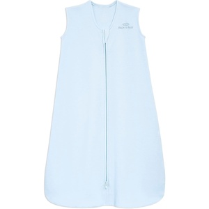 HALO SleepSack, 100% Cotton Wearable Blanket, Swaddle Transition Sleeping Bag, TOG 0.5(Baby Blue)