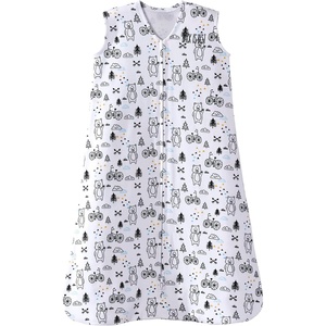 HALO SleepSack, 100% Cotton Wearable Blanket, Swaddle Transition Sleeping Bag, TOG 0.5(Huggy Bears)