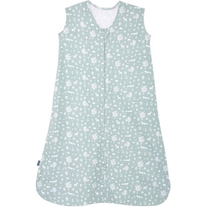HALO SleepSack, 100% Cotton Wearable Blanket, Swaddle Transition Sleeping Bag, TOG 0.5(Sage Woodland)