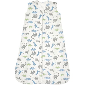 HALO SleepSack, 100% Cotton Wearable Blanket, Swaddle Transition Sleeping Bag, TOG 0.5(Watercolor Dinos)
