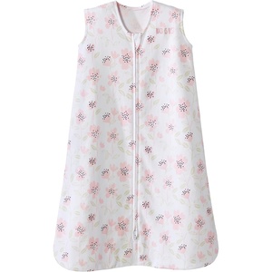 HALO SleepSack, 100% Cotton Wearable Blanket, Swaddle Transition Sleeping Bag, TOG 0.5(Wildflower Blush)