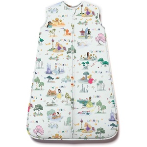 Milk Snob Disney Baby Sleeping Sack, Sleeveless Sleep Bag and Wearable Zip Up Blanket for Girl and Boy, Newborn Infant Shower(Enchanted Kingdoms)