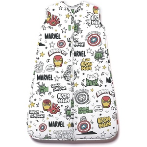 Milk Snob Disney Baby Sleeping Sack, Sleeveless Sleep Bag and Wearable Zip Up Blanket for Girl and Boy, Newborn Infant Shower(Mighty Heroes)