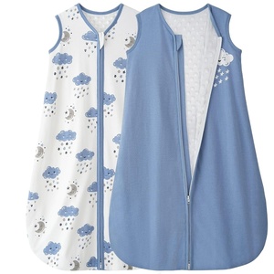Yoofoss Baby Sleep Sack 12-18 Months TOG 1.5 Fleece with Plush Dots 2 Pack(1.5 Tog – Cloud)