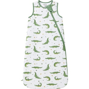 pureborn Baby Sleep Sack Viscose from Bamboo Wearable Blanket S-XL(Crocodile)