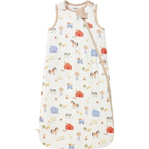 pureborn Baby Sleep Sack Viscose from Bamboo Wearable Blanket S-XL(Farm)